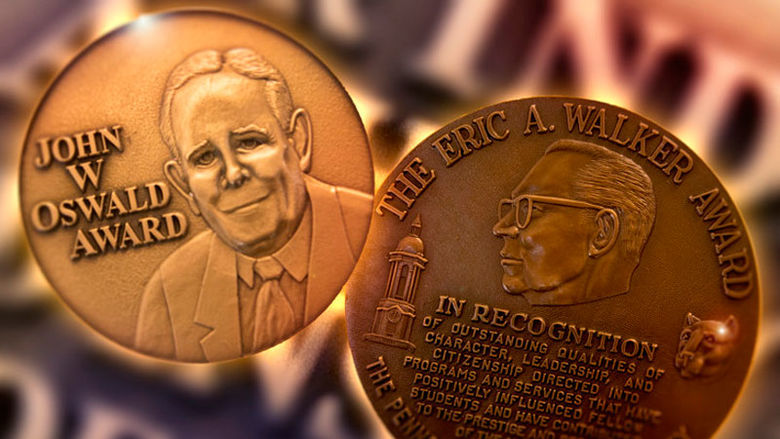 Illustration of the John W. Oswald Award