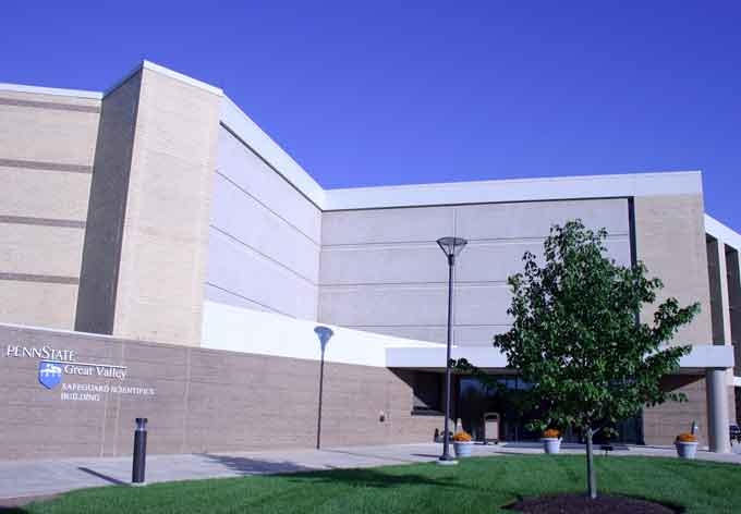  Image of the Great Valley Conference Center, a primary building on the campus located in the Great Valley Corporate Center in Malvern, Pennsylvania.